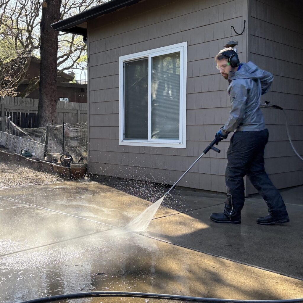 Alex pressure washing in Medford OR