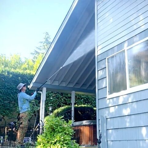 Soft wash house exterior in Medford OR