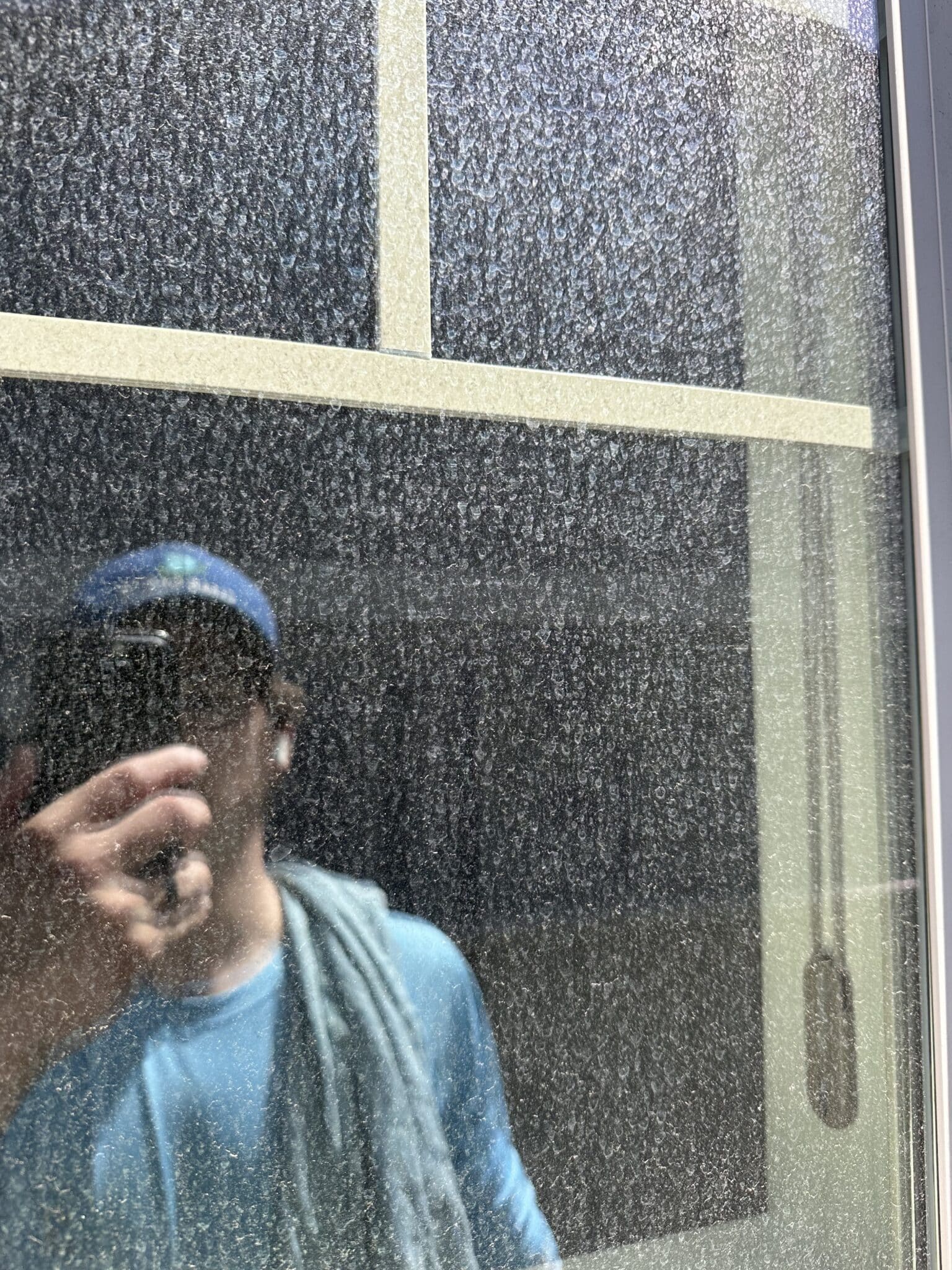 Window cleaning before picture in Medford, OR